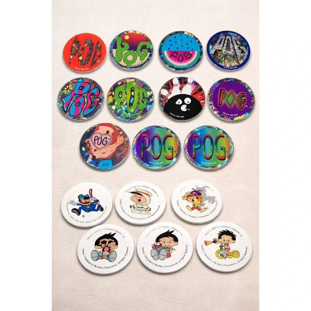 1994–1995 POG Lot WPF Holographic + Bobby's World + Cookie Crisp + Kool-Aid‎ (26